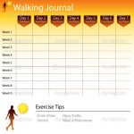 Free Printable Walking Log Chart | Walking Journal Chart | Stock   Free Printable Walking Log