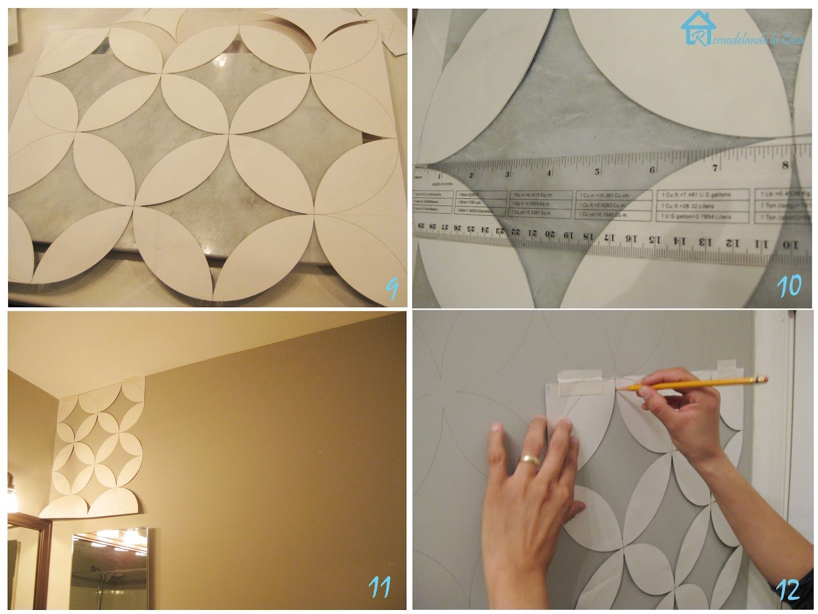 Free Printable Wall Stencils | With The Cut Out Pieces It Was Easier - Free Printable Wall Stencils For Painting