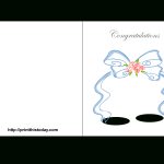 Free Printable Wedding Congratulations Cards   Wedding Wish Cards Printable Free
