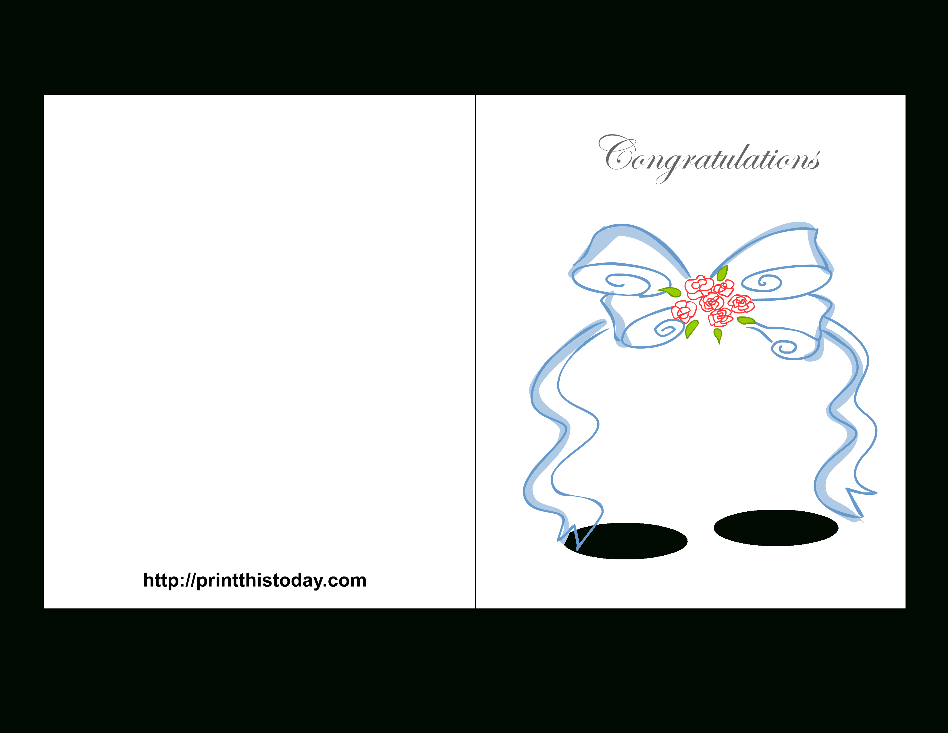 Free Printable Wedding Congratulations Cards - Wedding Wish Cards Printable Free