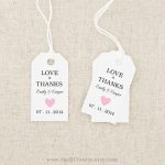 Free Printable Wedding Gift Tags Templates   Tutlin.psstech.co   Free Printable Wedding Favor Tags