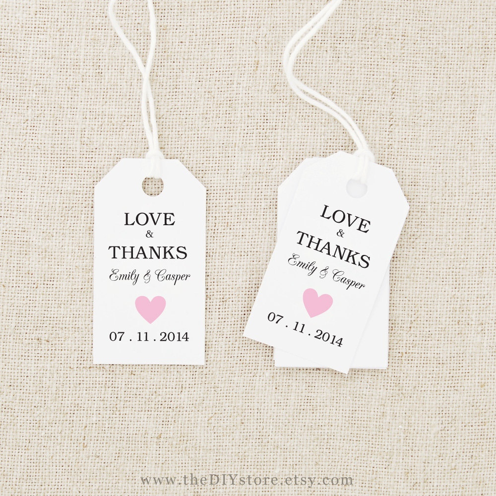 Free Printable Wedding Gift Tags Templates - Tutlin.psstech.co - Free Printable Wedding Favor Tags