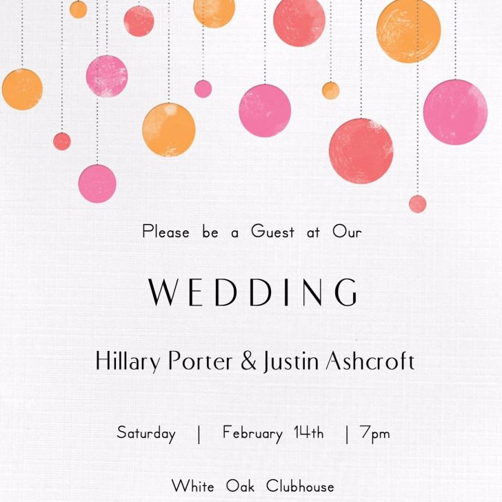Free Printable Wedding Invitations With Photo