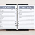 Free Printable Wedding Planner   A5 & Letter   Free Printable Wedding Party List