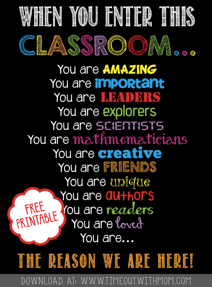 Free Printable Posters For Teachers