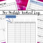 Free Printable Workout Logs: 3 Designs For Your Needs   Free Printable Workout Journal