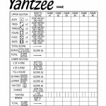 Free Printable Yahtzee Sheets | Projects To Try | Yahtzee Sheets   Free Printable Yahtzee Score Sheets