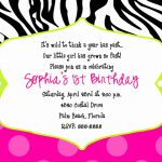 Free Printable Zebra Print Birthday Invitations   Demir.iso   Free Printable Animal Print Birthday Invitations