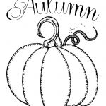 Free Printables ~ Chalkboard Autumn Pumpkin | Fonts And Printables   Free Printable Fall Coloring Pages