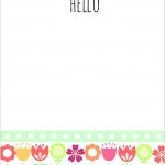 Free Printables For Spring And Some Stationary Too!   Mom 4 Real   Free Printable Spring Stationery
