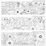 Free Printables} Read + Grow Coloring Bookmarks For Back To School   Free Printable Spring Bookmarks