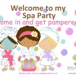 Free Printables   Sparadise Mobile Spa Inc. | Vancouver Premier   Free Printable Party Signs