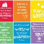 Free Prints} Dr Seuss | Craft Ideas | Dr Seuss Birthday, Dr Seuss Week   Free Printable Dr Seuss Quotes