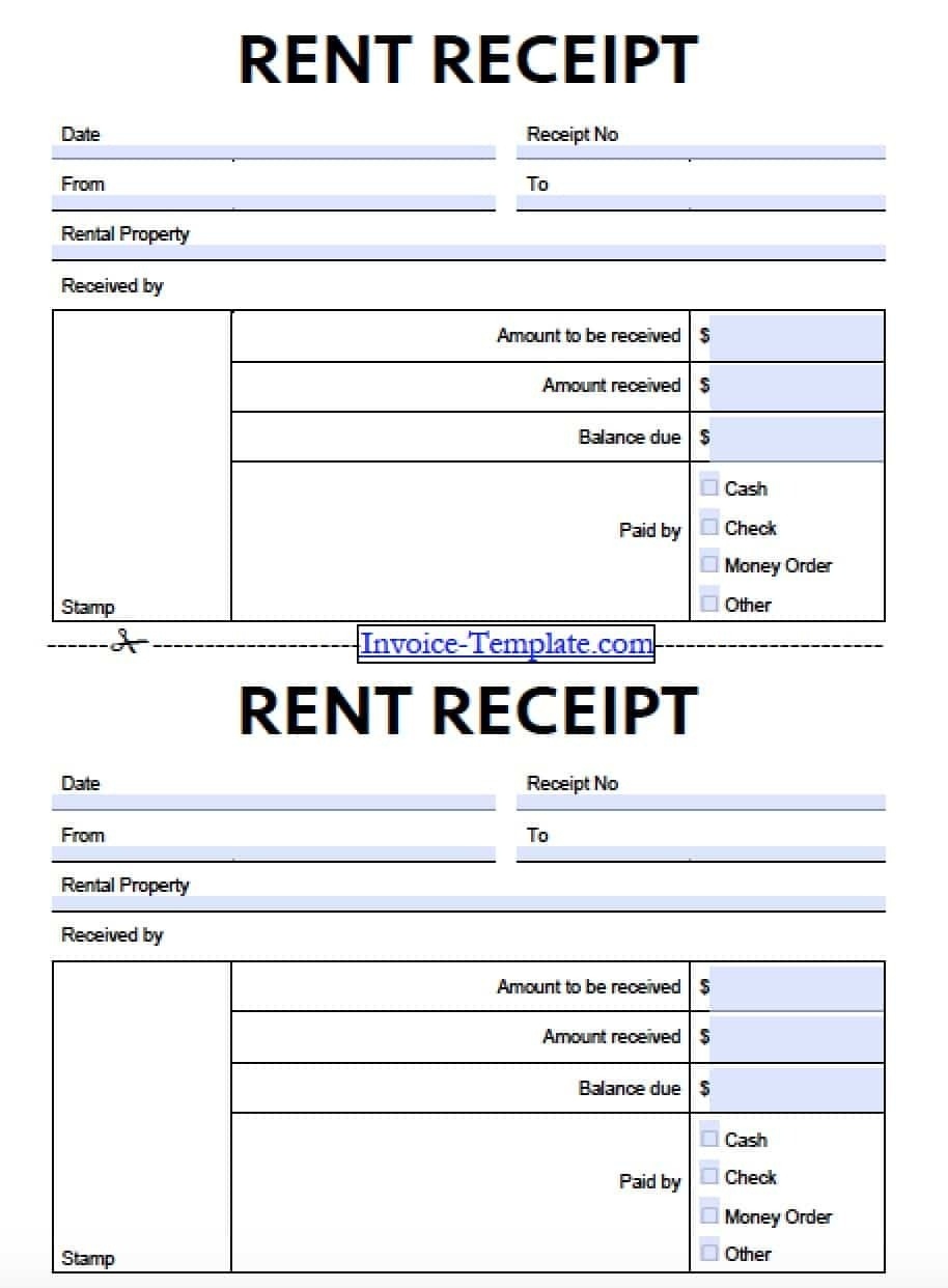 Free Rent Receipt Template Mac | Lazine - Free Printable Rent Receipt