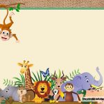 Free Safari Theme Baby Shower Invitations | Free Printable   Jungle Theme Birthday Invitations Free Printable