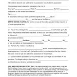 Free Seven (7) Day Eviction Notice Template   Pdf | Word | Eforms   Free Printable 3 Day Eviction Notice