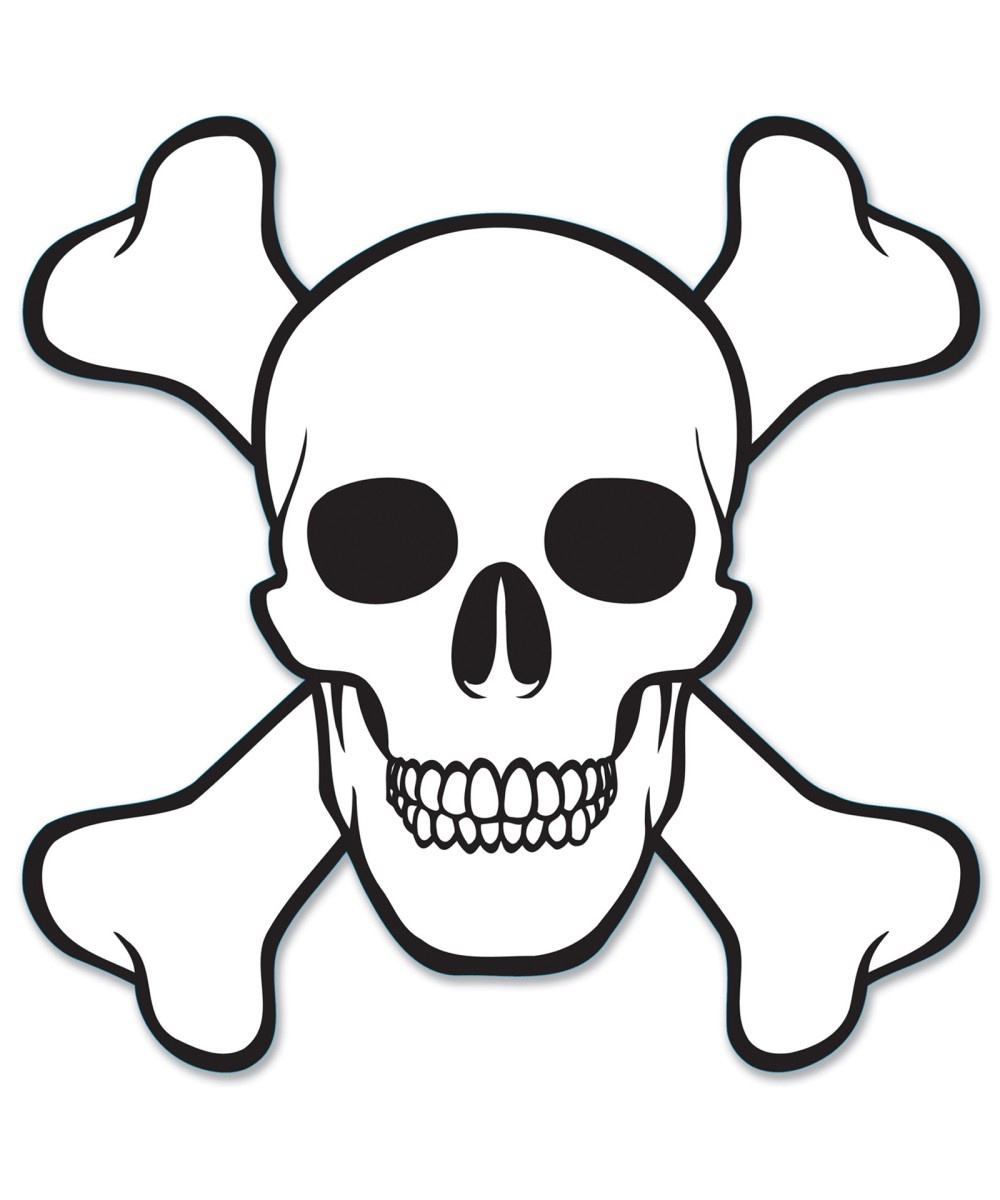 Free Skull And Crossbones Stencil, Download Free Clip Art, Free Clip - Skull Stencils Free Printable