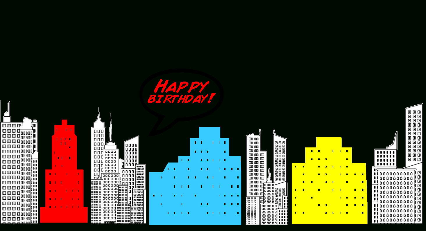 Free Superhero Printables, Download Free Clip Art, Free Clip Art On - Free Printable Superhero Skyline