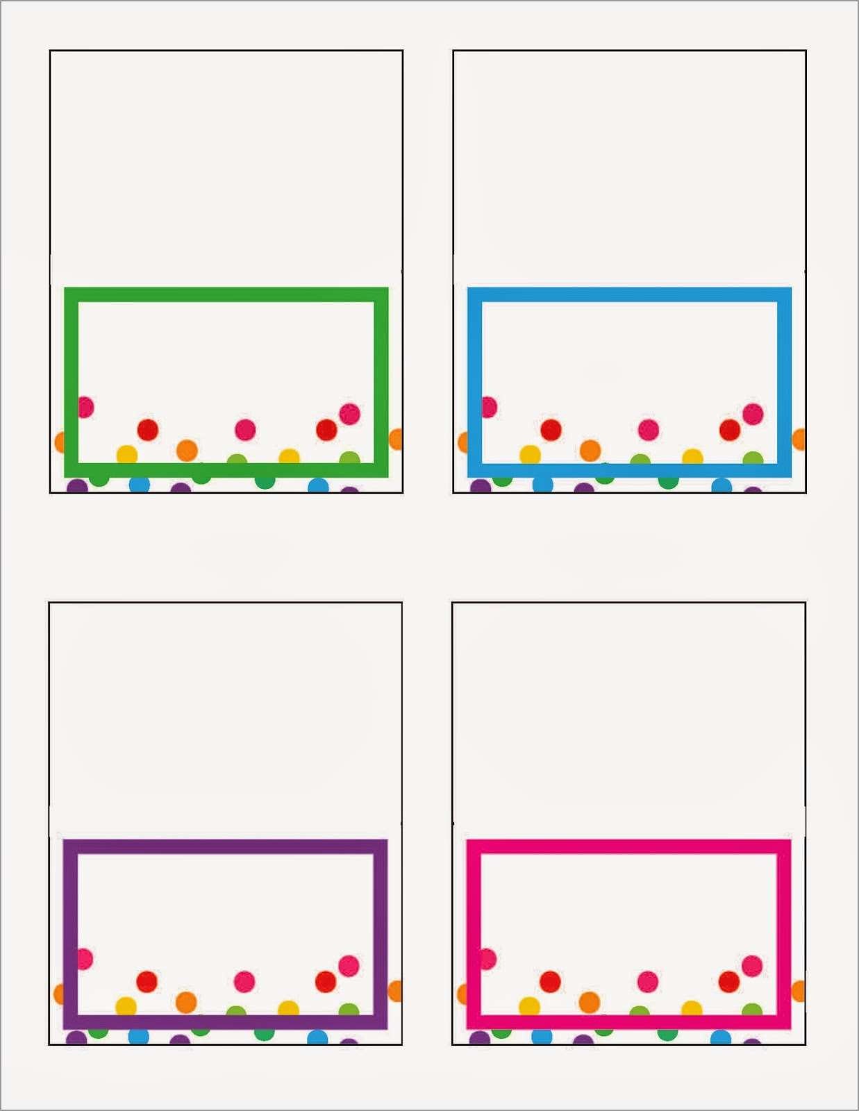 Free Table Tent Template Cute Free Printable Table Tents Template - Free Printable Food Tent Cards