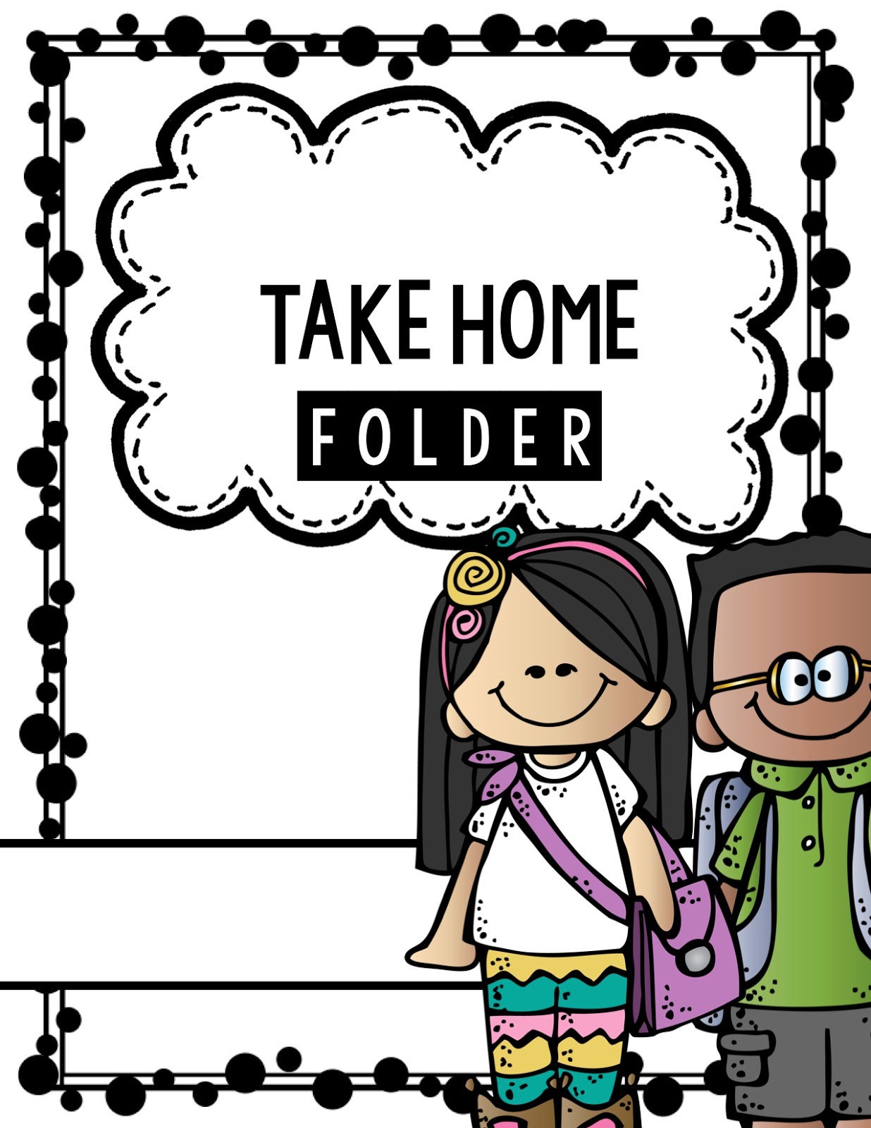 Free Printable Take Home Folder Labels Free Printable