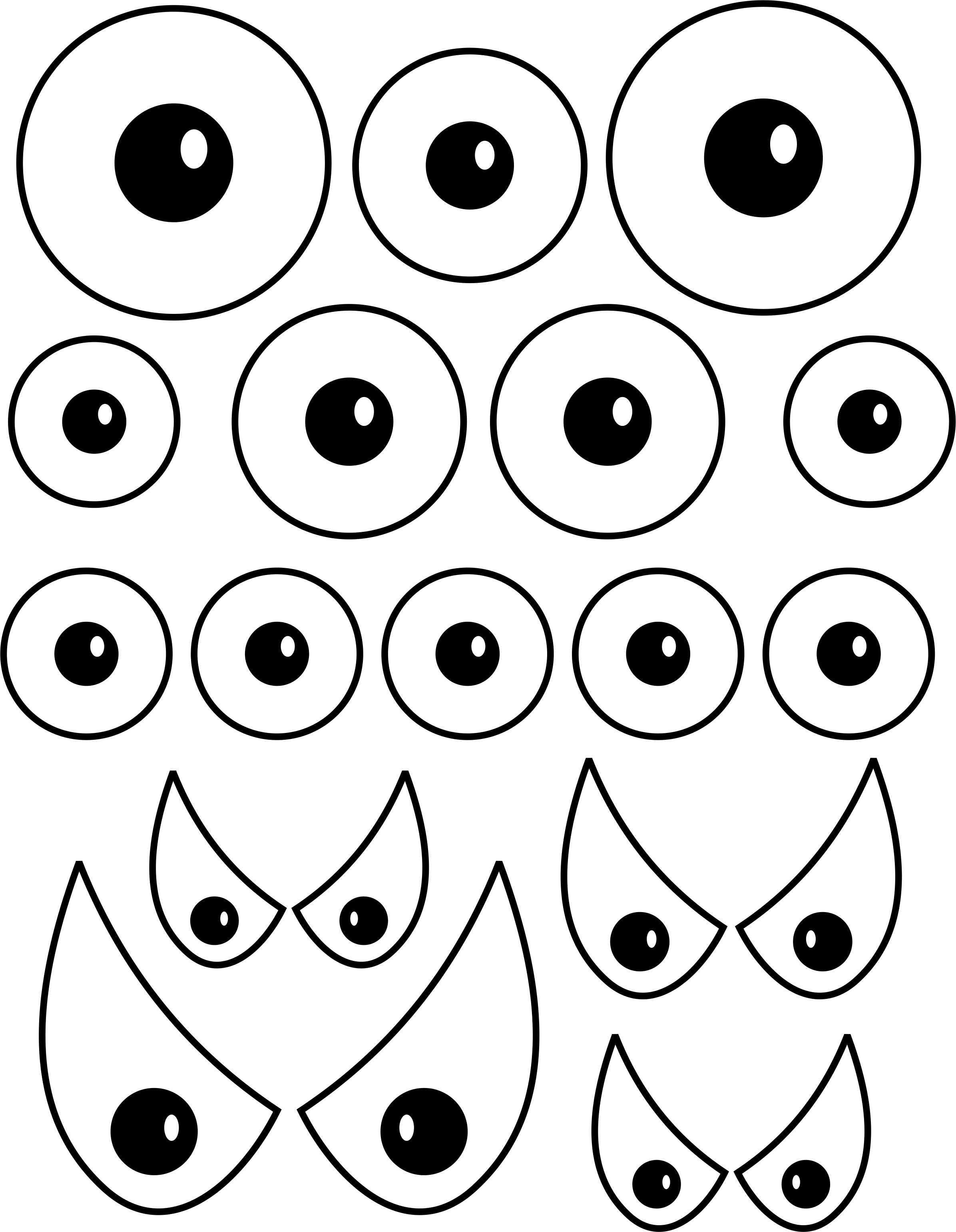 Free Printable Monster Template