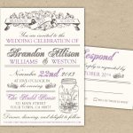 Free Templates For Invitations | Free Printable Vintage Wedding   Printable Invitation Templates Free Download