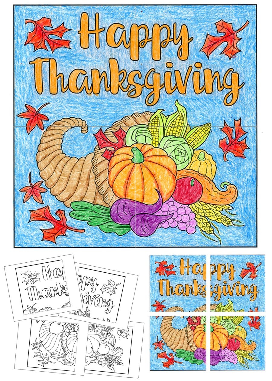 Free Thanksgiving Mural | Apfk Thanksgiving | Free Thanksgiving - Free Printable Murals