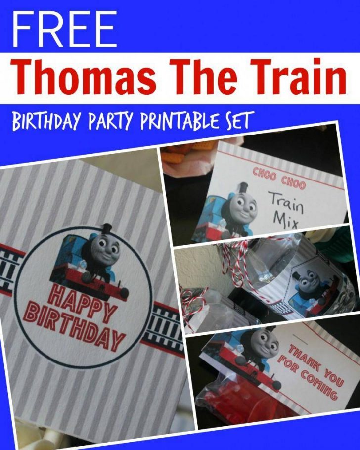 Free Printable Thomas The Train Cupcake Toppers