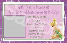 Free Tinkerbell Printable Birthday Invitations – Tduck.ca – Free Printable Tinkerbell Baby Shower Invitations