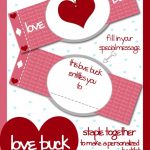 Free Valentine's Day Printable "love Buck" Coupon Book | Diy   Free Printable Valentine Books