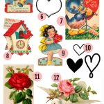 Free Valentine's Day Printable & Vintage Clip Art » Maggie Holmes Design   Free Printable Vintage Valentine Pictures