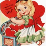 Free Vintage Image ~ A Valentine To Say Hi!   Old Design Shop Blog   Free Printable Vintage Valentine Pictures