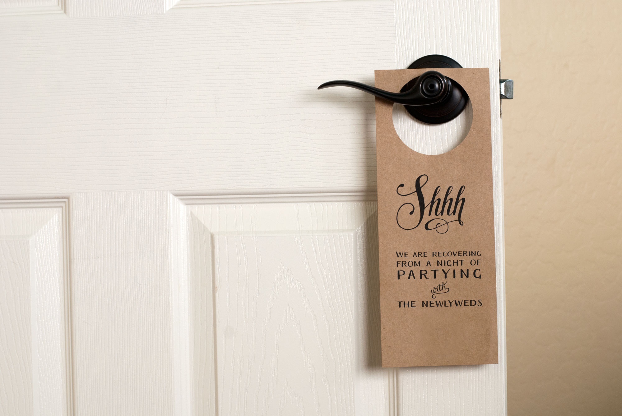 Free Wedding Door Hanger Printable | Handmade And Homegrown - Free Printable Door Hanger Template
