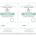 Free Wedding Invitation Template | Mountainmodernlife   Free Printable Wedding Invitation Templates