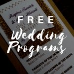 Free Wedding Program Templates | Wedding Program Ideas   Free Printable Wedding Programs