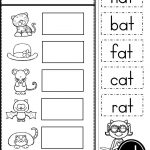 Free Word Family At Practice Printables And Activities | Classroom   Free Printable Cvc Worksheets