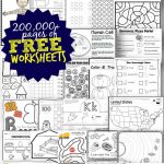 Free Worksheets   200,000+ For Prek 6Th | 123 Homeschool 4 Me   Free Printable Preschool Worksheets