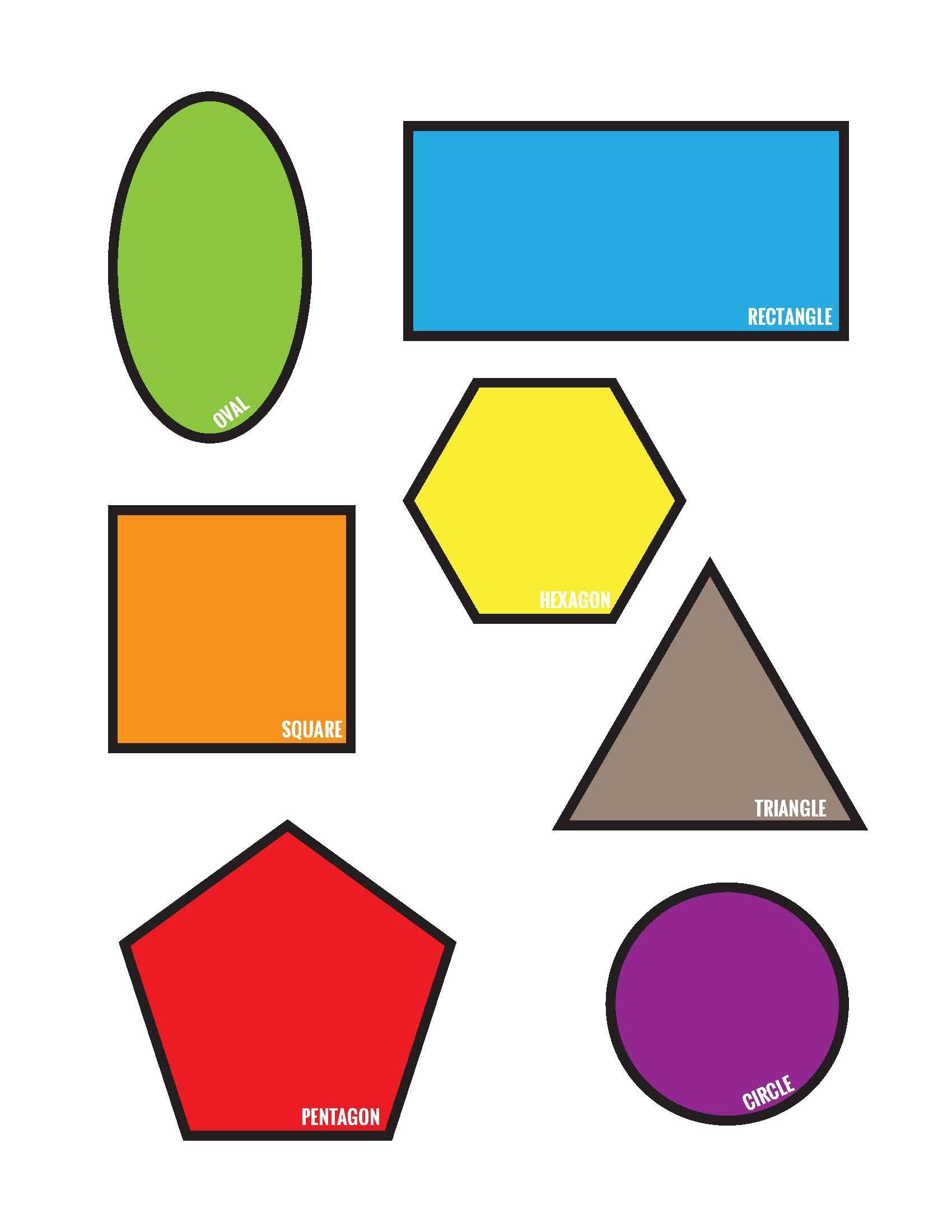 Freebies: Colorful Shapes Matching File Folder Printable Game (Free - Free Printable Math File Folder Games For Preschoolers