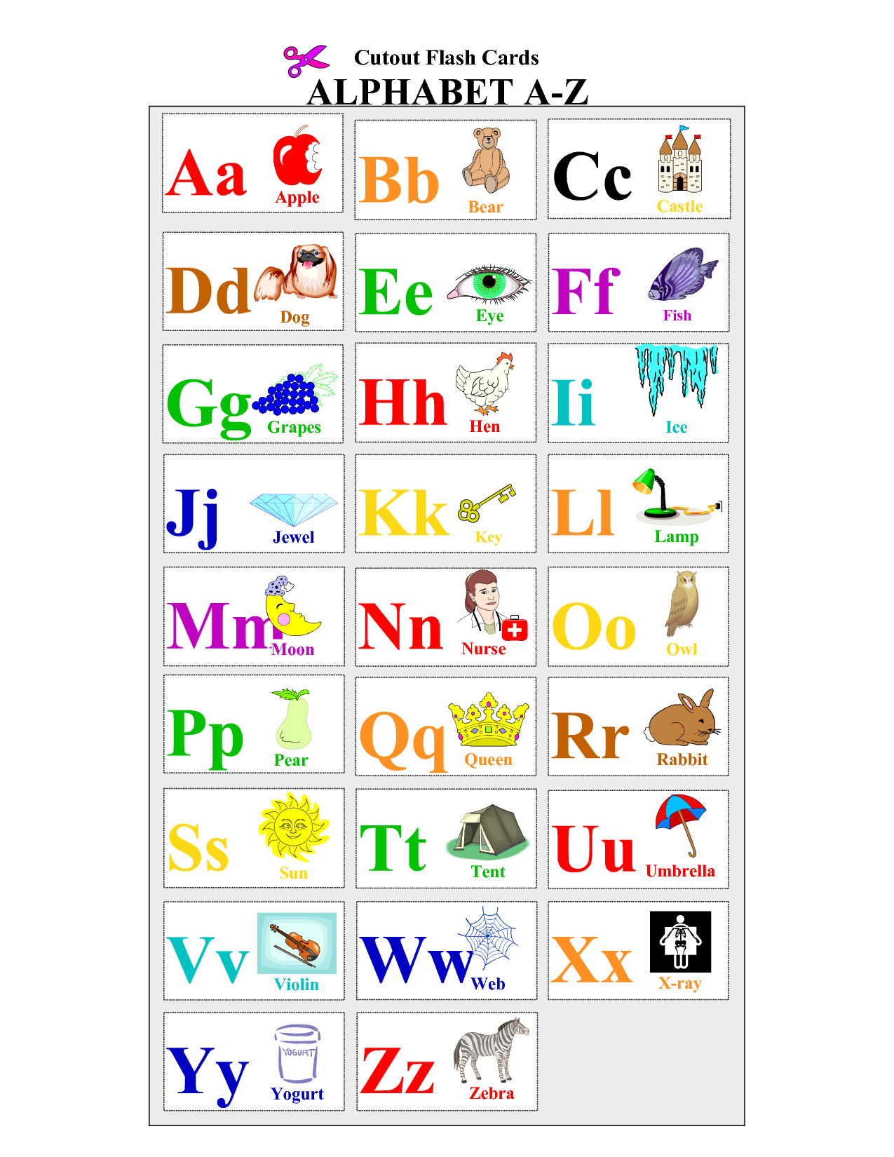 diy alphabet flash cards free printable printables education