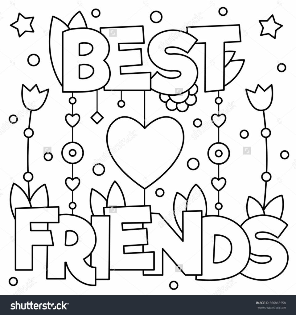 friendship bff coloring book cute coloring pages for girls