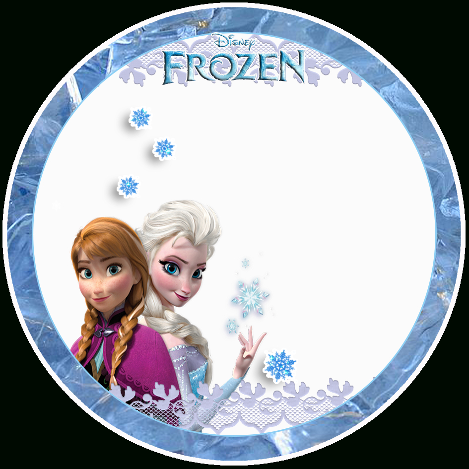 Frozen: Free Printable Toppers. - Oh My Fiesta! In English - Frozen Cupcake Toppers Free Printable