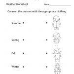 Fun Weather Worksheet Printable | Study Material | Weather   Free Printable Science Worksheets