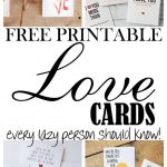 Funny And Cute, Free Printable Cards Perfect For A Love Note! | The   Free Printable Love Cards