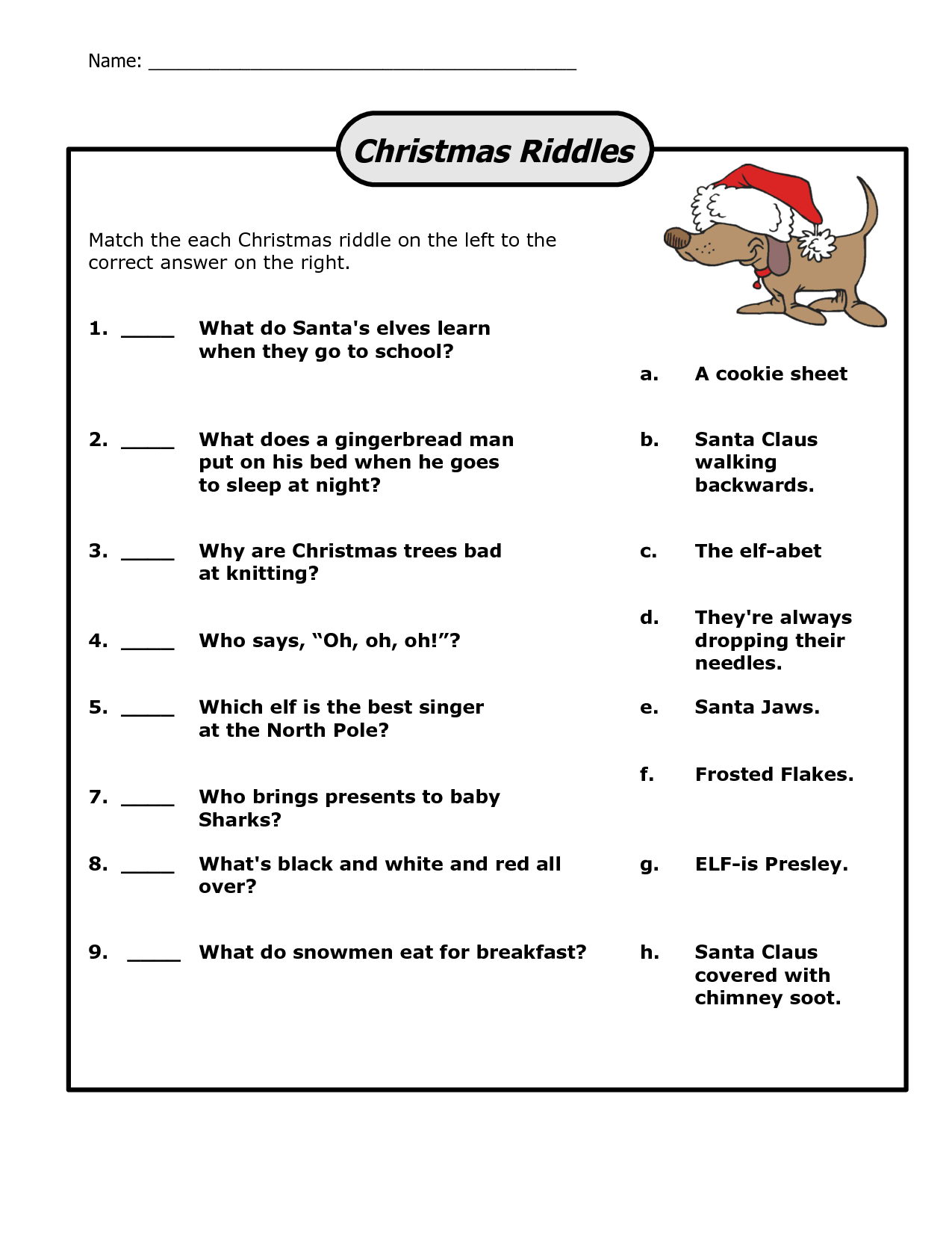 Funny Christmas Riddles | Christmas | Christmas Riddles, Christmas - Free Printable Christmas Riddle Games