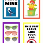 Funny Free Printable Luggage Tags | Sweet T Makes Three   Free Printable Luggage Tags