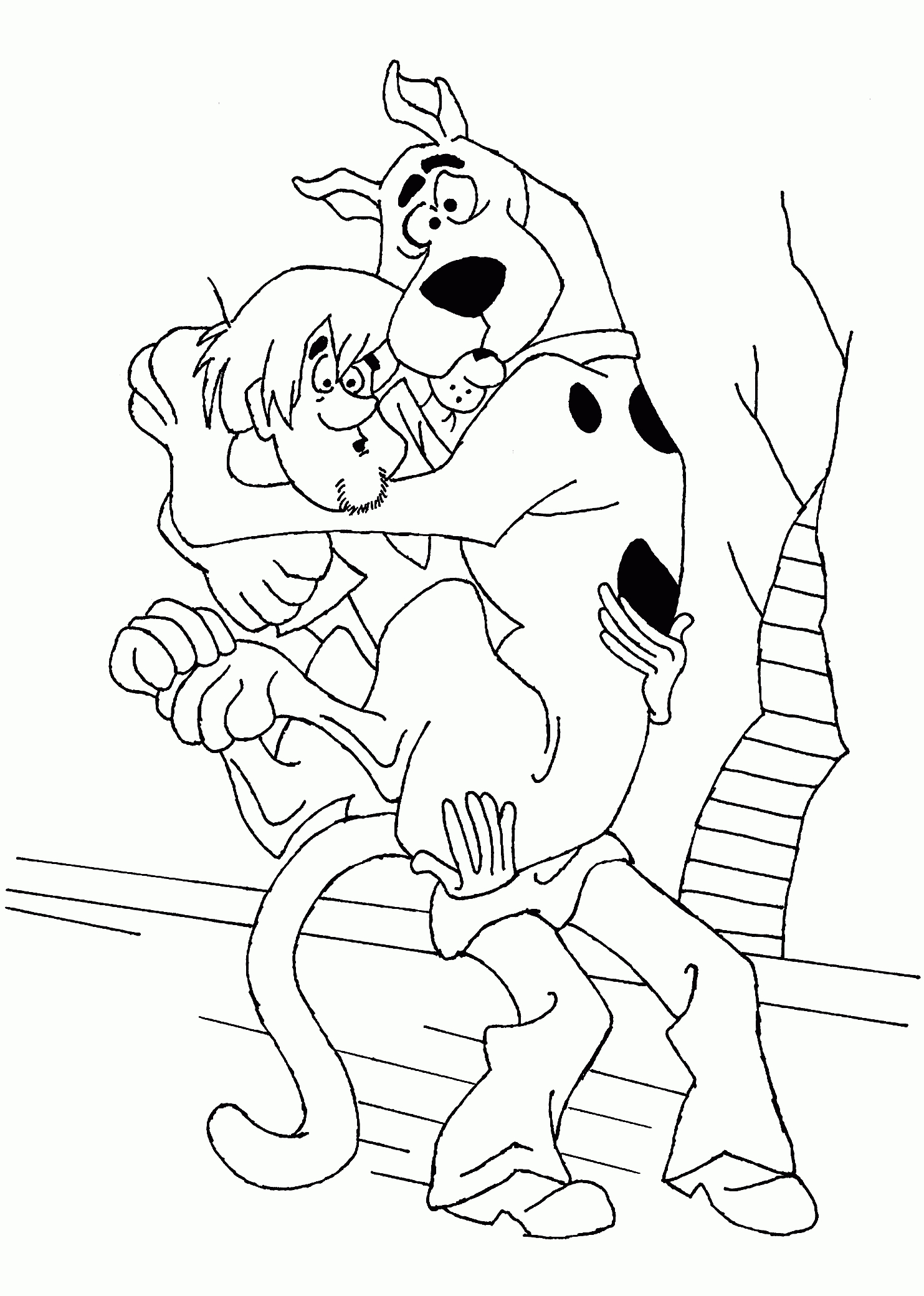 Funny Scooby Doo Coloring Pages For Kids, Printable Free | Scooby - Free Printable Coloring Pages Scooby Doo