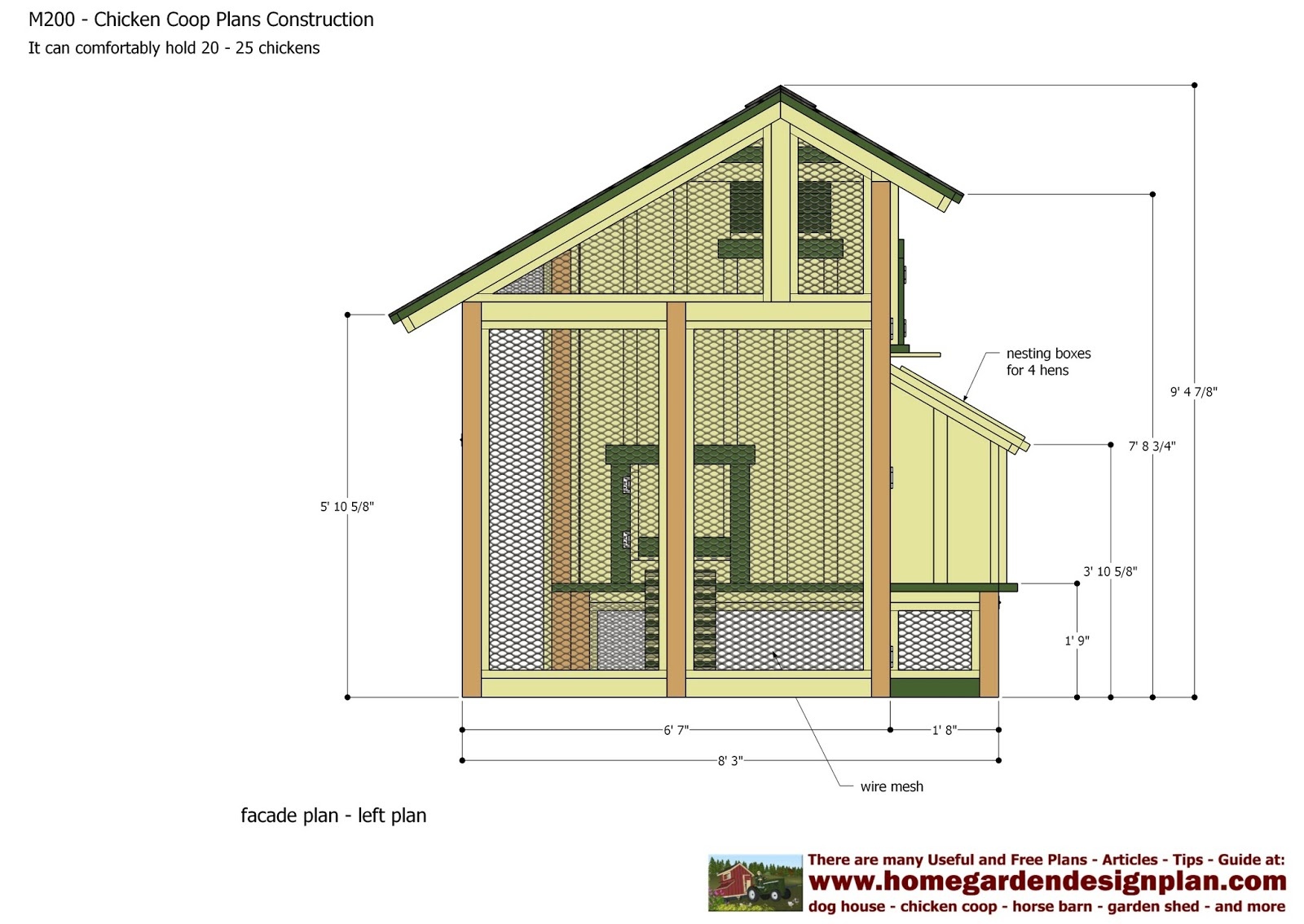 Gellencoop: Free Printable Plans For A Chicken Coop - Free Printable Chicken Coop Plans