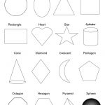 Geometric Shapes Worksheets | Free To Print   Free Printable Geometric Shapes