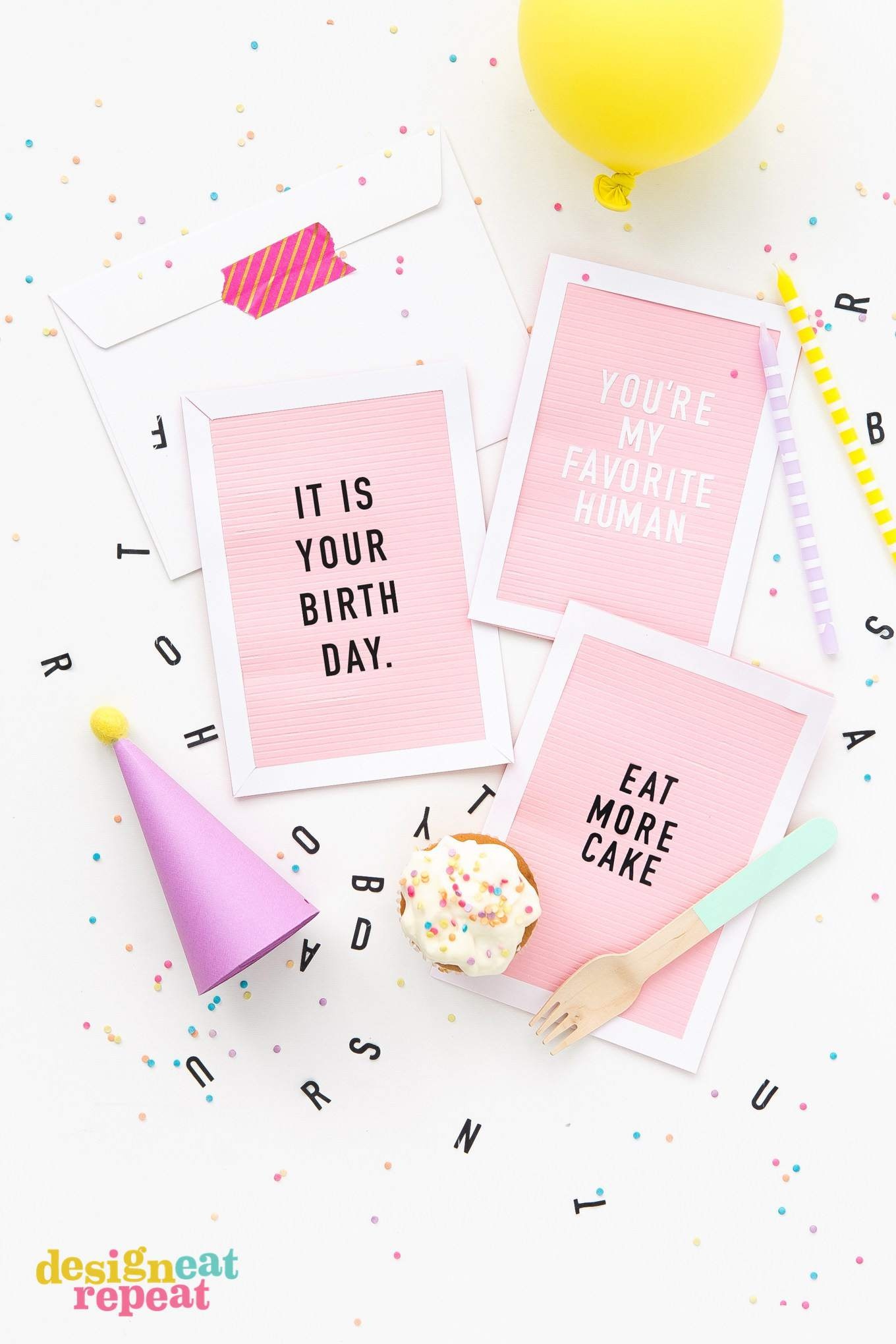 Get Inspiration From 25 Of The Best Diy Birthday Cards - Free Printable Birthday Cards For Her