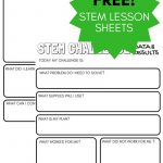 Get Started Today! Stem Challenge Worksheets (Free Printable Pack   Free Printable Stem Activities